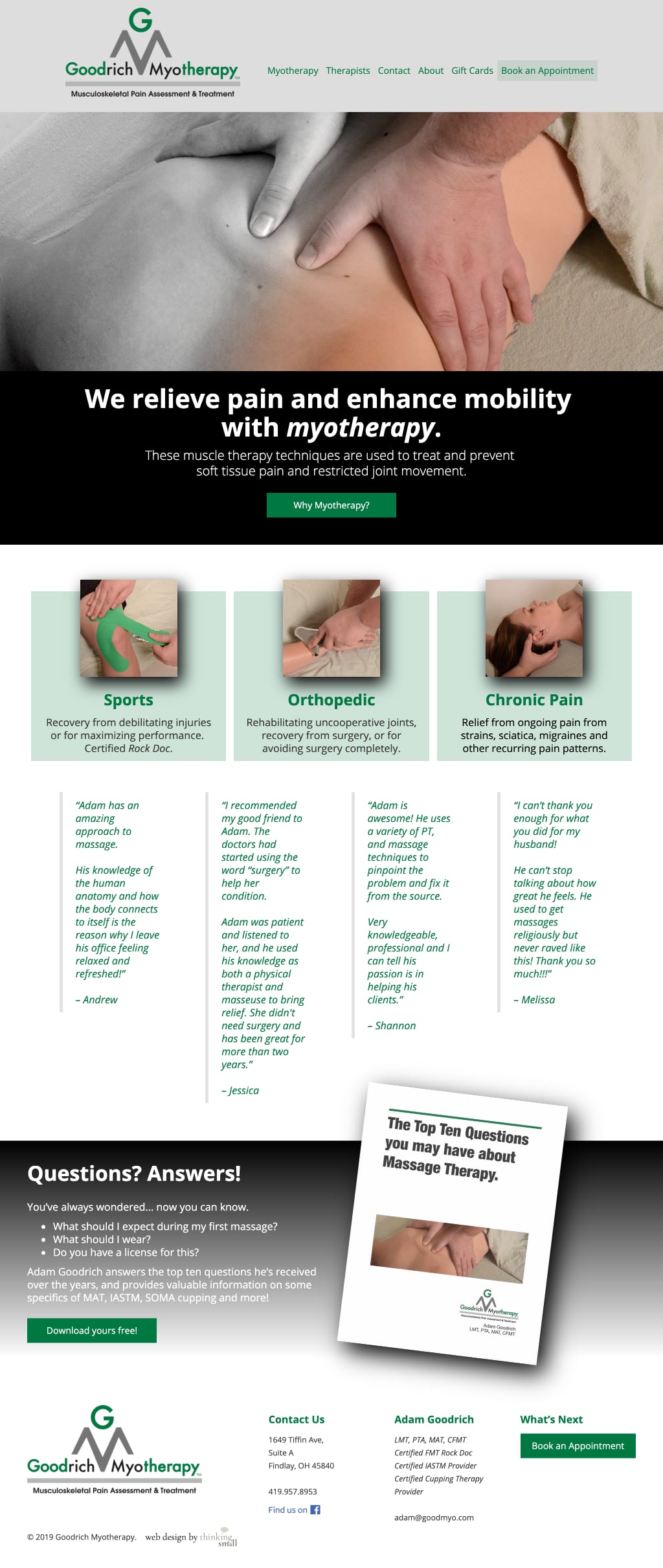 Goodrich Myotherapy Web Page